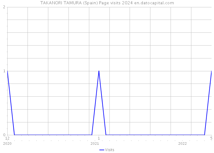 TAKANORI TAMURA (Spain) Page visits 2024 