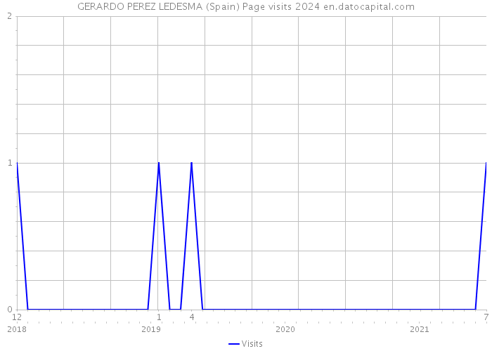 GERARDO PEREZ LEDESMA (Spain) Page visits 2024 