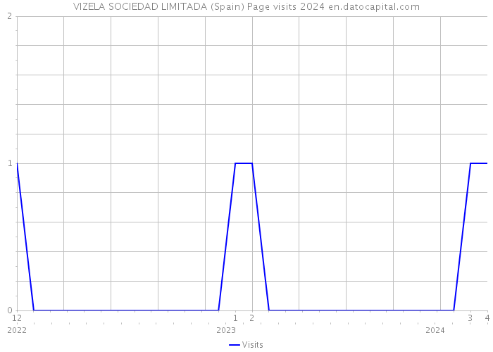 VIZELA SOCIEDAD LIMITADA (Spain) Page visits 2024 