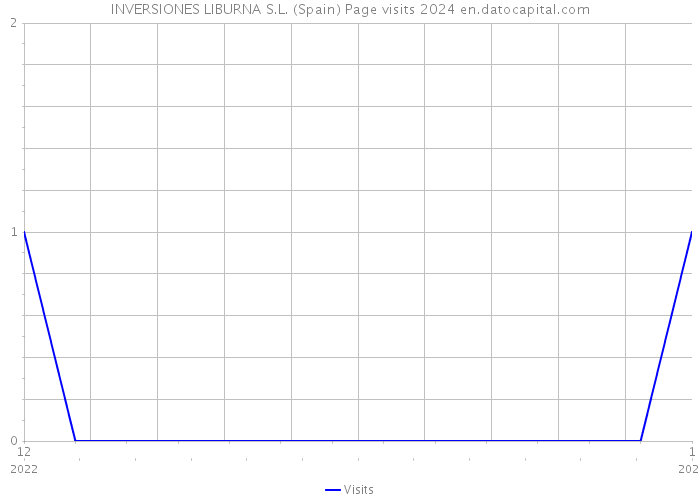 INVERSIONES LIBURNA S.L. (Spain) Page visits 2024 