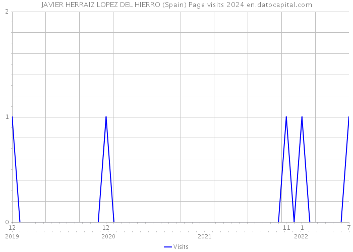 JAVIER HERRAIZ LOPEZ DEL HIERRO (Spain) Page visits 2024 