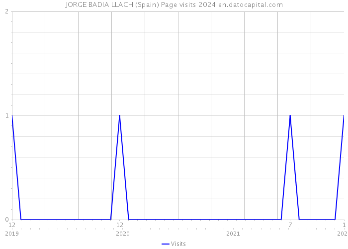 JORGE BADIA LLACH (Spain) Page visits 2024 