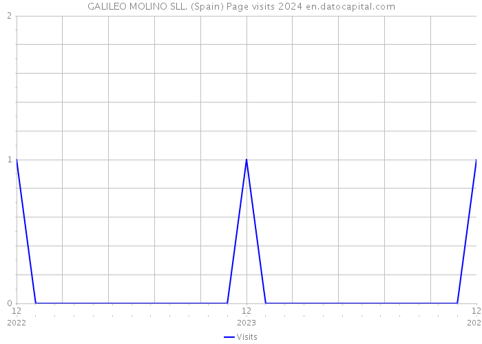 GALILEO MOLINO SLL. (Spain) Page visits 2024 
