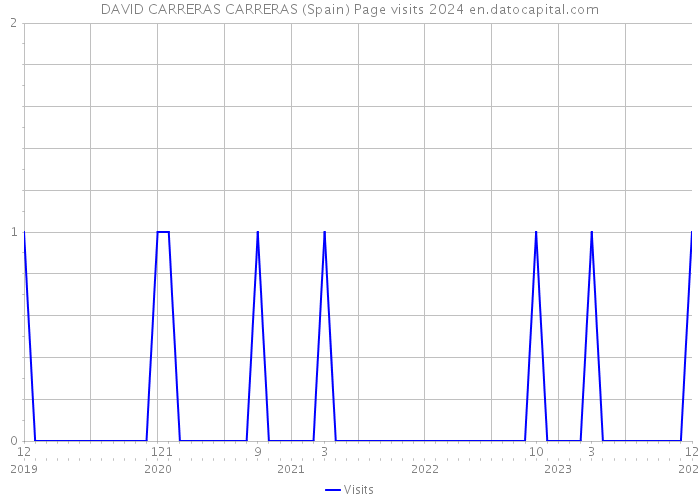 DAVID CARRERAS CARRERAS (Spain) Page visits 2024 