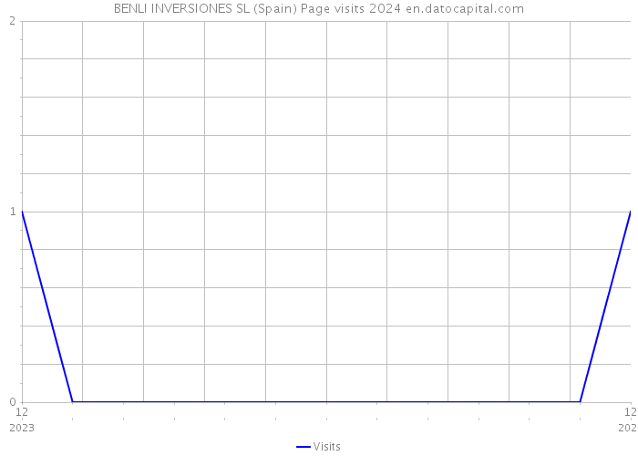 BENLI INVERSIONES SL (Spain) Page visits 2024 