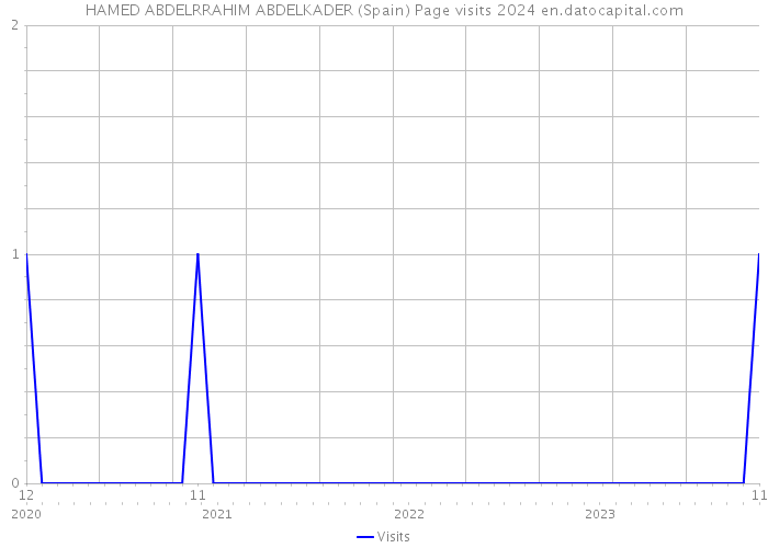 HAMED ABDELRRAHIM ABDELKADER (Spain) Page visits 2024 