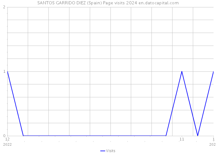 SANTOS GARRIDO DIEZ (Spain) Page visits 2024 