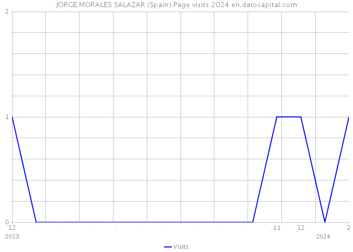 JORGE MORALES SALAZAR (Spain) Page visits 2024 