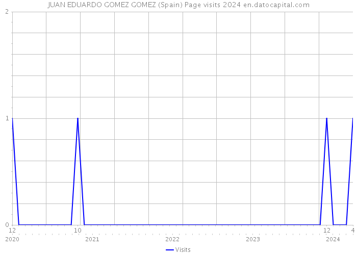 JUAN EDUARDO GOMEZ GOMEZ (Spain) Page visits 2024 