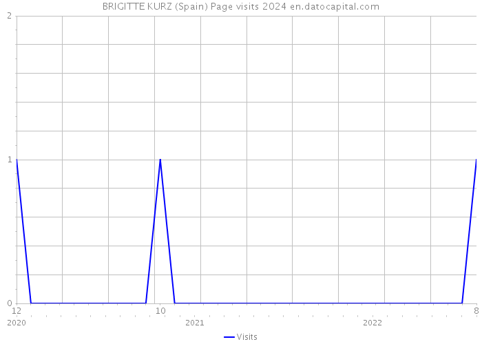 BRIGITTE KURZ (Spain) Page visits 2024 