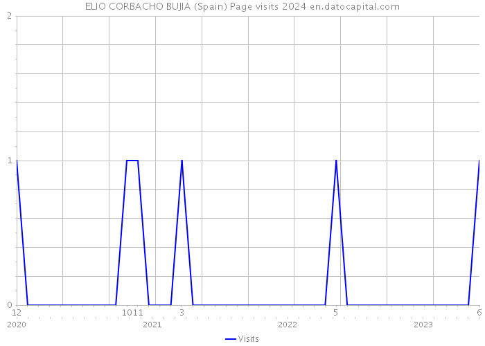 ELIO CORBACHO BUJIA (Spain) Page visits 2024 