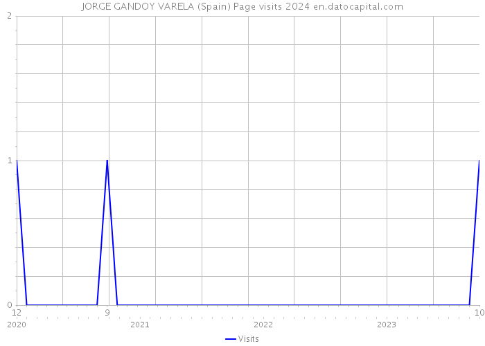 JORGE GANDOY VARELA (Spain) Page visits 2024 