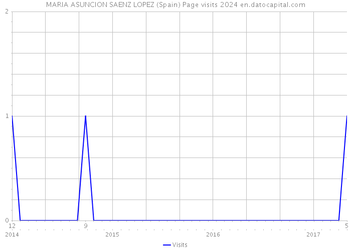 MARIA ASUNCION SAENZ LOPEZ (Spain) Page visits 2024 