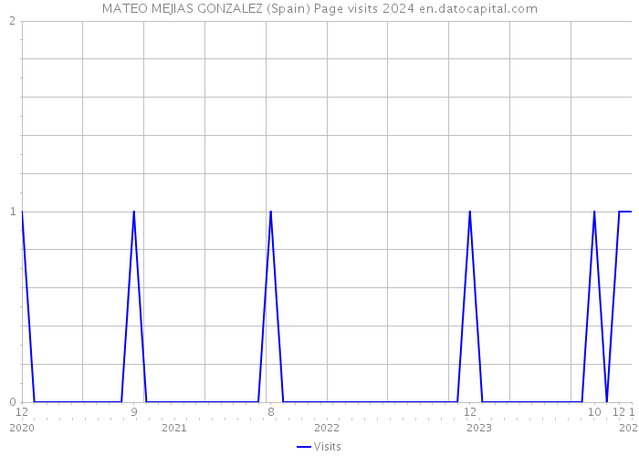 MATEO MEJIAS GONZALEZ (Spain) Page visits 2024 