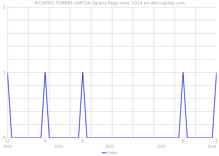 RICARDO TORRES GARCIA (Spain) Page visits 2024 