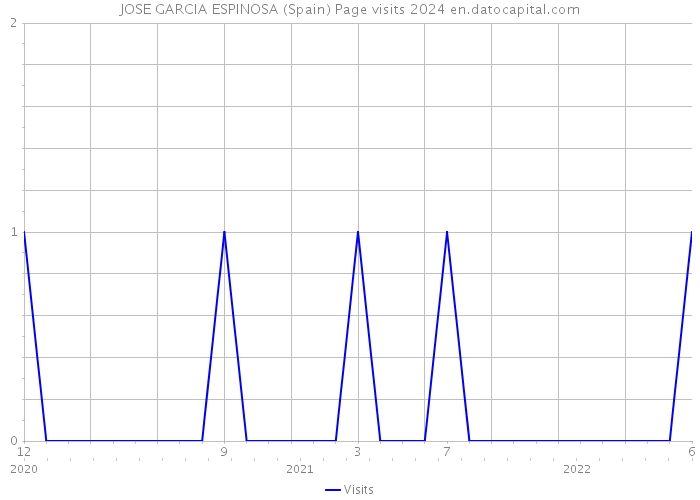 JOSE GARCIA ESPINOSA (Spain) Page visits 2024 