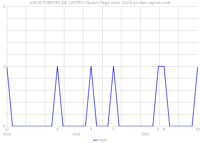 JORGE PUERTAS DE CASTRO (Spain) Page visits 2024 