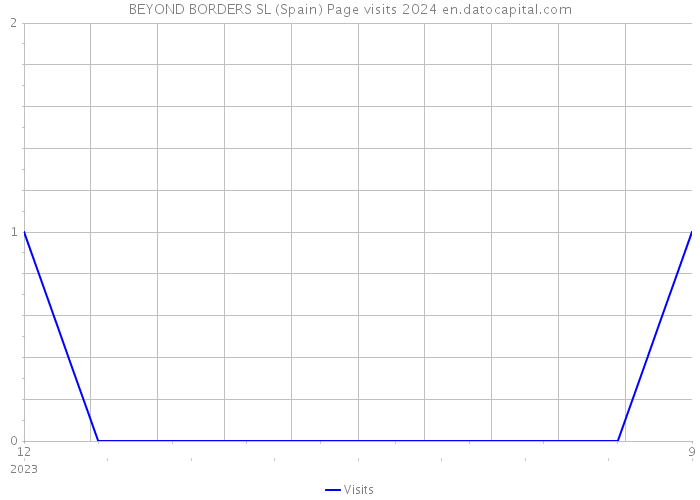 BEYOND BORDERS SL (Spain) Page visits 2024 