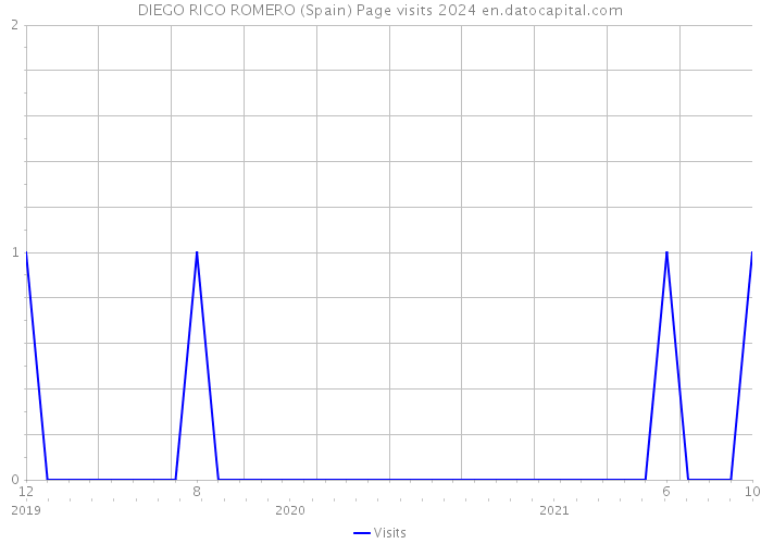 DIEGO RICO ROMERO (Spain) Page visits 2024 