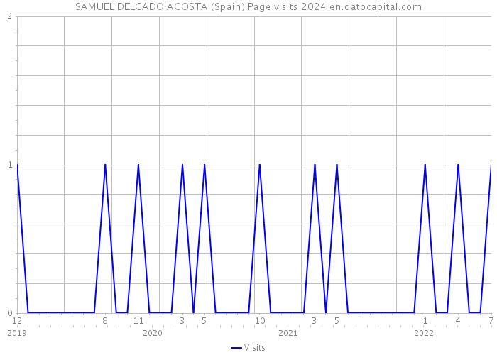 SAMUEL DELGADO ACOSTA (Spain) Page visits 2024 