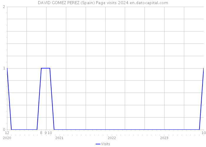 DAVID GOMEZ PEREZ (Spain) Page visits 2024 