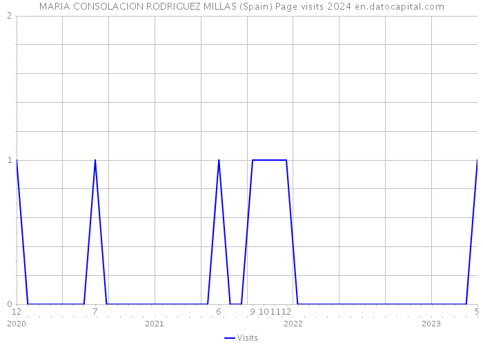 MARIA CONSOLACION RODRIGUEZ MILLAS (Spain) Page visits 2024 
