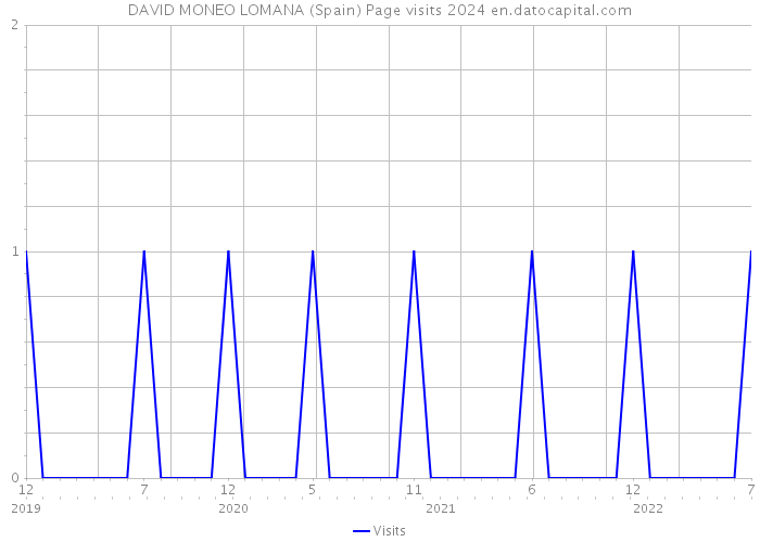 DAVID MONEO LOMANA (Spain) Page visits 2024 