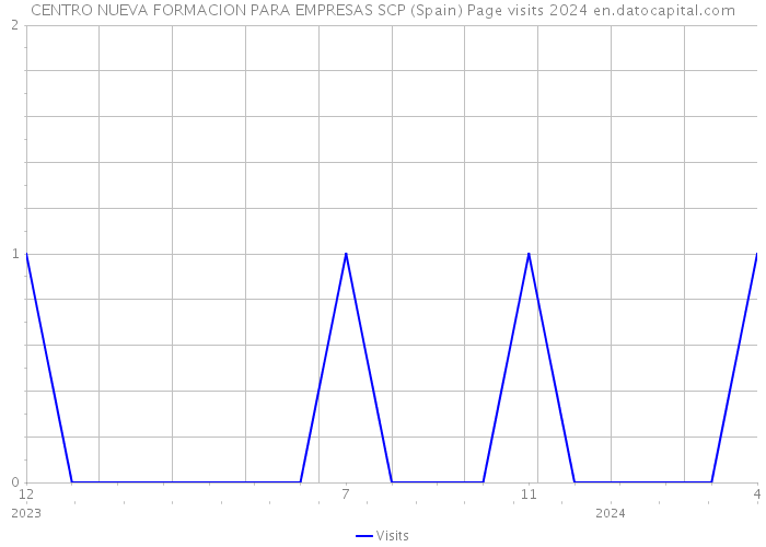 CENTRO NUEVA FORMACION PARA EMPRESAS SCP (Spain) Page visits 2024 