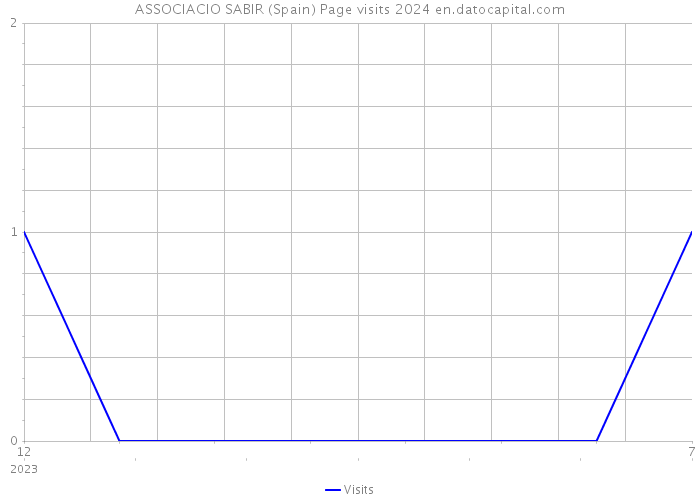 ASSOCIACIO SABIR (Spain) Page visits 2024 
