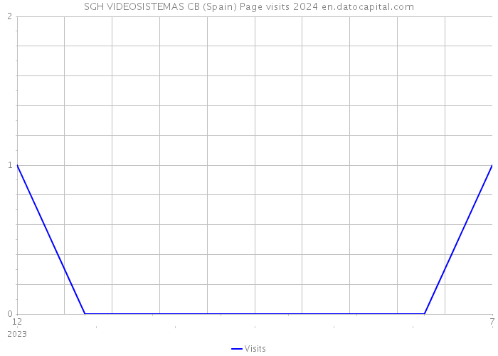 SGH VIDEOSISTEMAS CB (Spain) Page visits 2024 