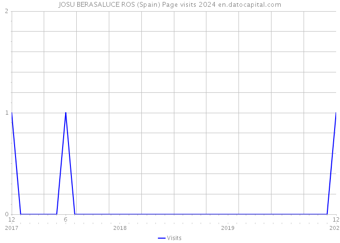 JOSU BERASALUCE ROS (Spain) Page visits 2024 