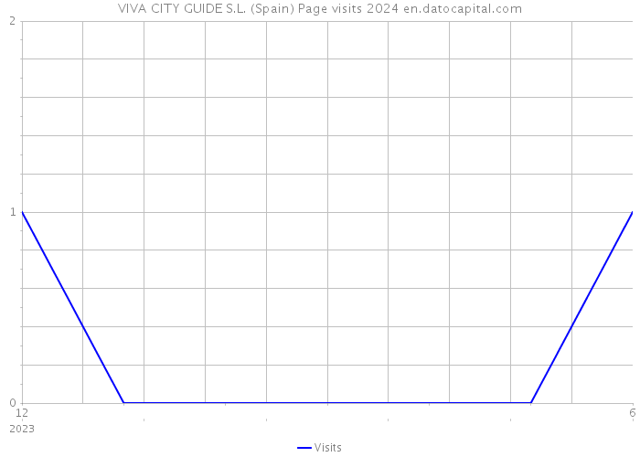 VIVA CITY GUIDE S.L. (Spain) Page visits 2024 