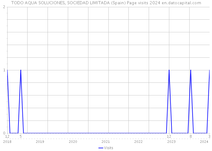 TODO AQUA SOLUCIONES, SOCIEDAD LIMITADA (Spain) Page visits 2024 