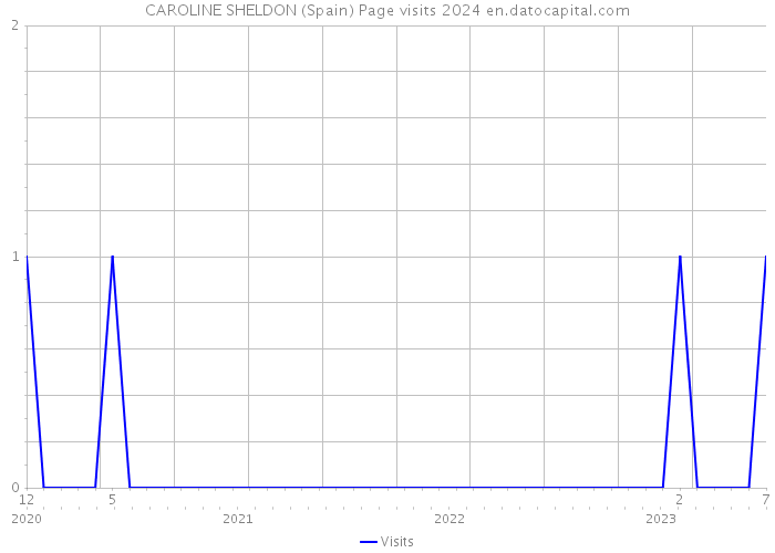 CAROLINE SHELDON (Spain) Page visits 2024 
