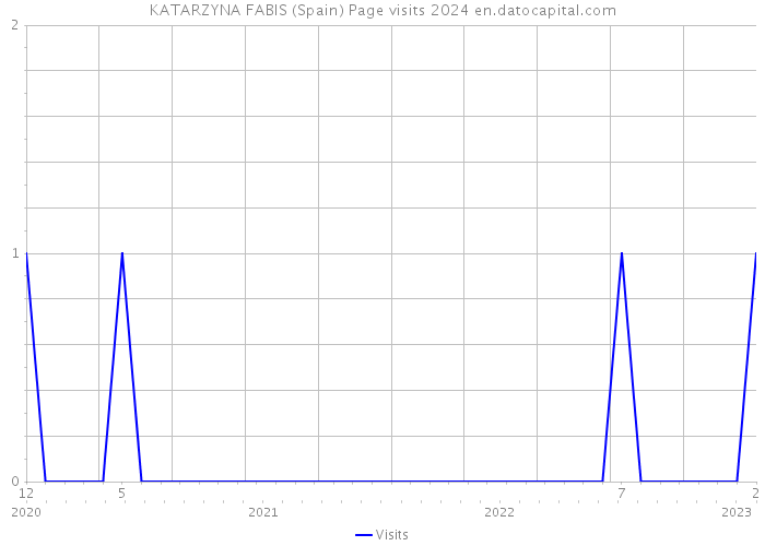 KATARZYNA FABIS (Spain) Page visits 2024 