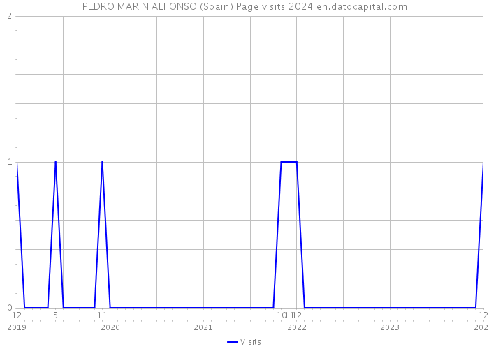 PEDRO MARIN ALFONSO (Spain) Page visits 2024 