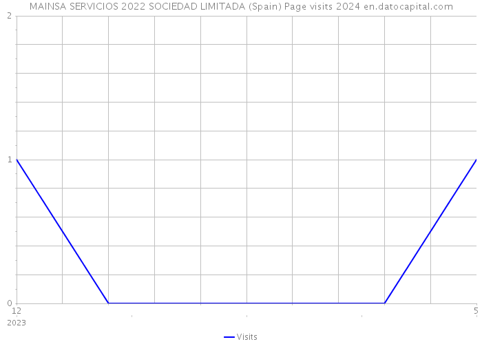 MAINSA SERVICIOS 2022 SOCIEDAD LIMITADA (Spain) Page visits 2024 