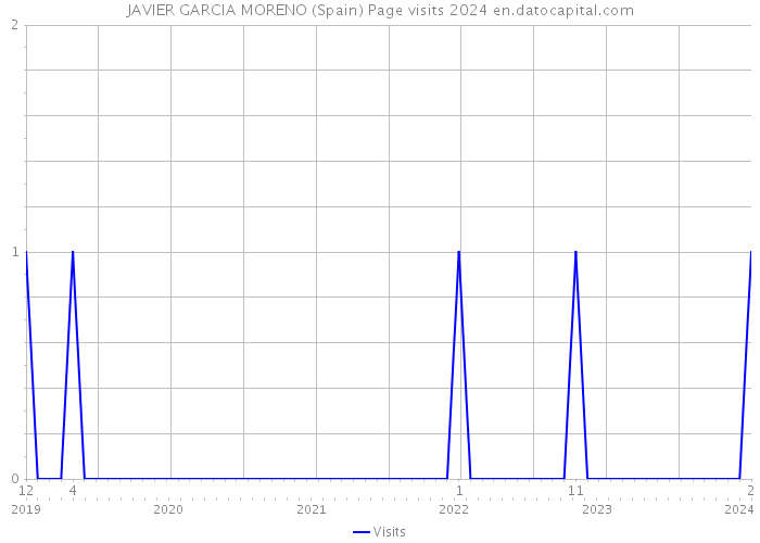 JAVIER GARCIA MORENO (Spain) Page visits 2024 