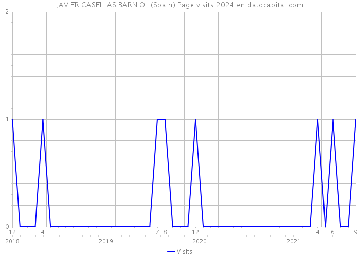 JAVIER CASELLAS BARNIOL (Spain) Page visits 2024 