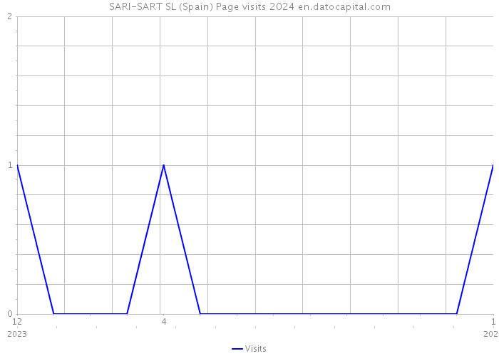 SARI-SART SL (Spain) Page visits 2024 
