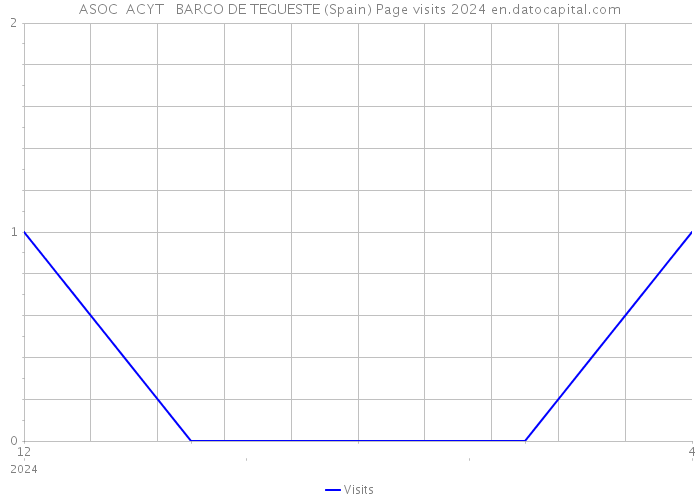 ASOC ACYT BARCO DE TEGUESTE (Spain) Page visits 2024 