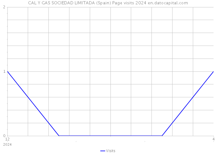 CAL Y GAS SOCIEDAD LIMITADA (Spain) Page visits 2024 