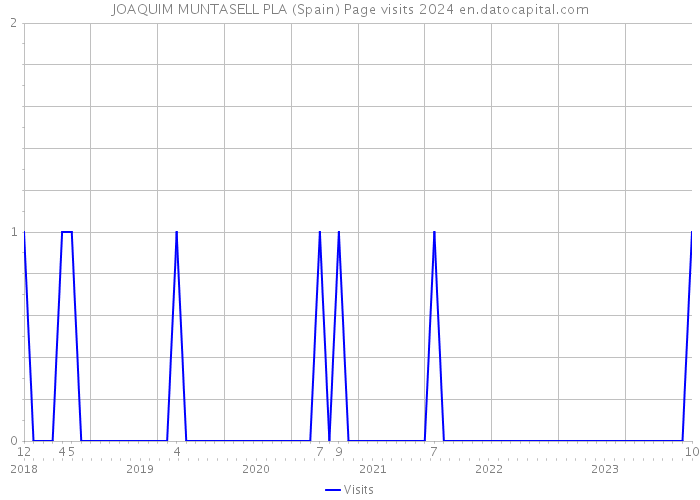 JOAQUIM MUNTASELL PLA (Spain) Page visits 2024 