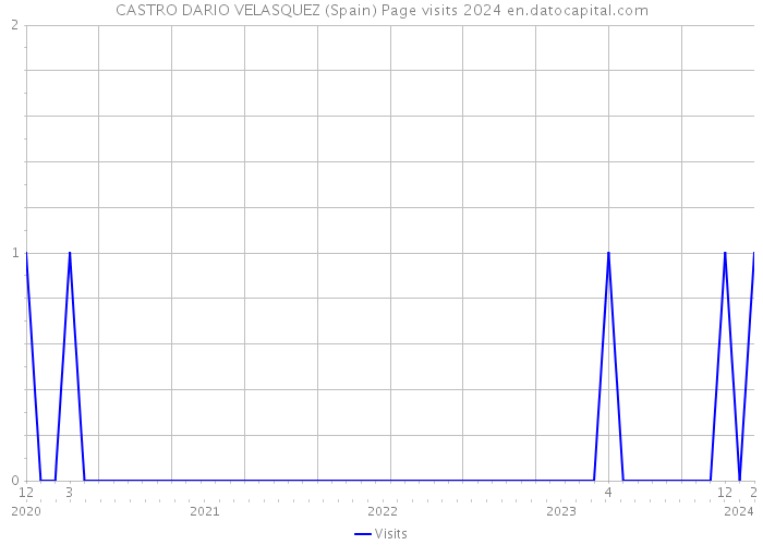CASTRO DARIO VELASQUEZ (Spain) Page visits 2024 
