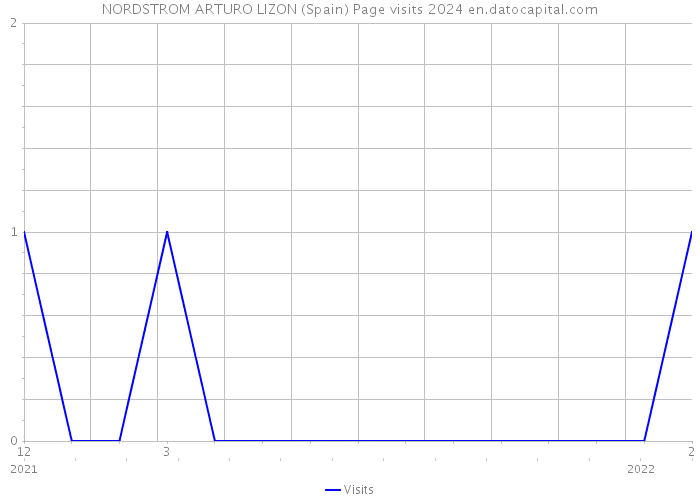 NORDSTROM ARTURO LIZON (Spain) Page visits 2024 