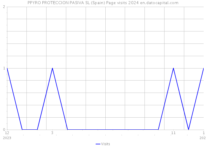 PPYRO PROTECCION PASIVA SL (Spain) Page visits 2024 
