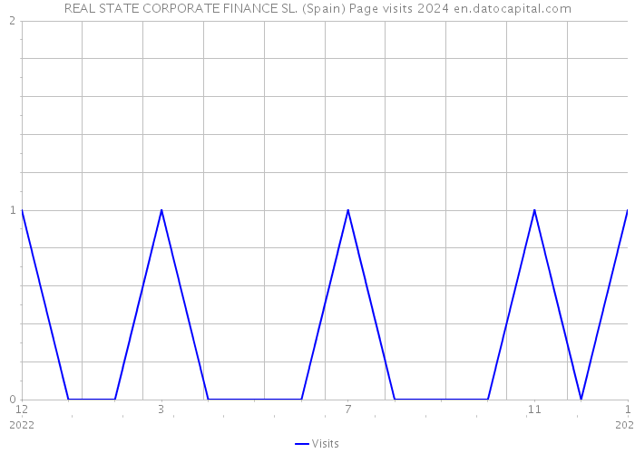 REAL STATE CORPORATE FINANCE SL. (Spain) Page visits 2024 