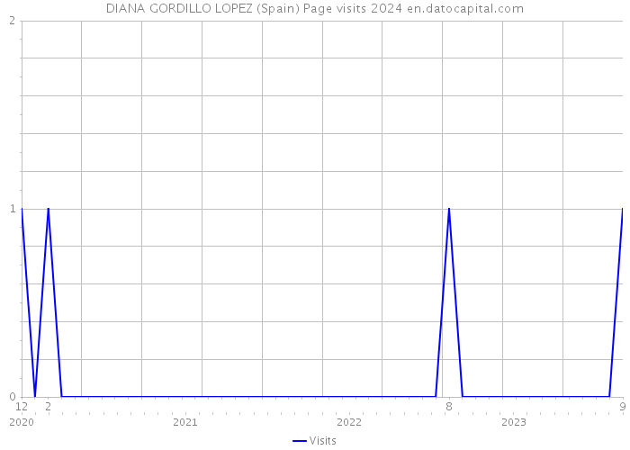DIANA GORDILLO LOPEZ (Spain) Page visits 2024 