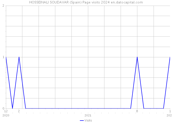 HOSSEINALI SOUDAVAR (Spain) Page visits 2024 