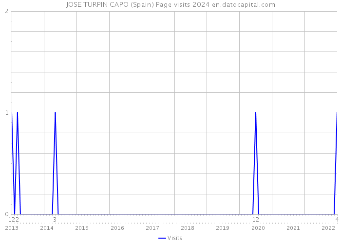 JOSE TURPIN CAPO (Spain) Page visits 2024 